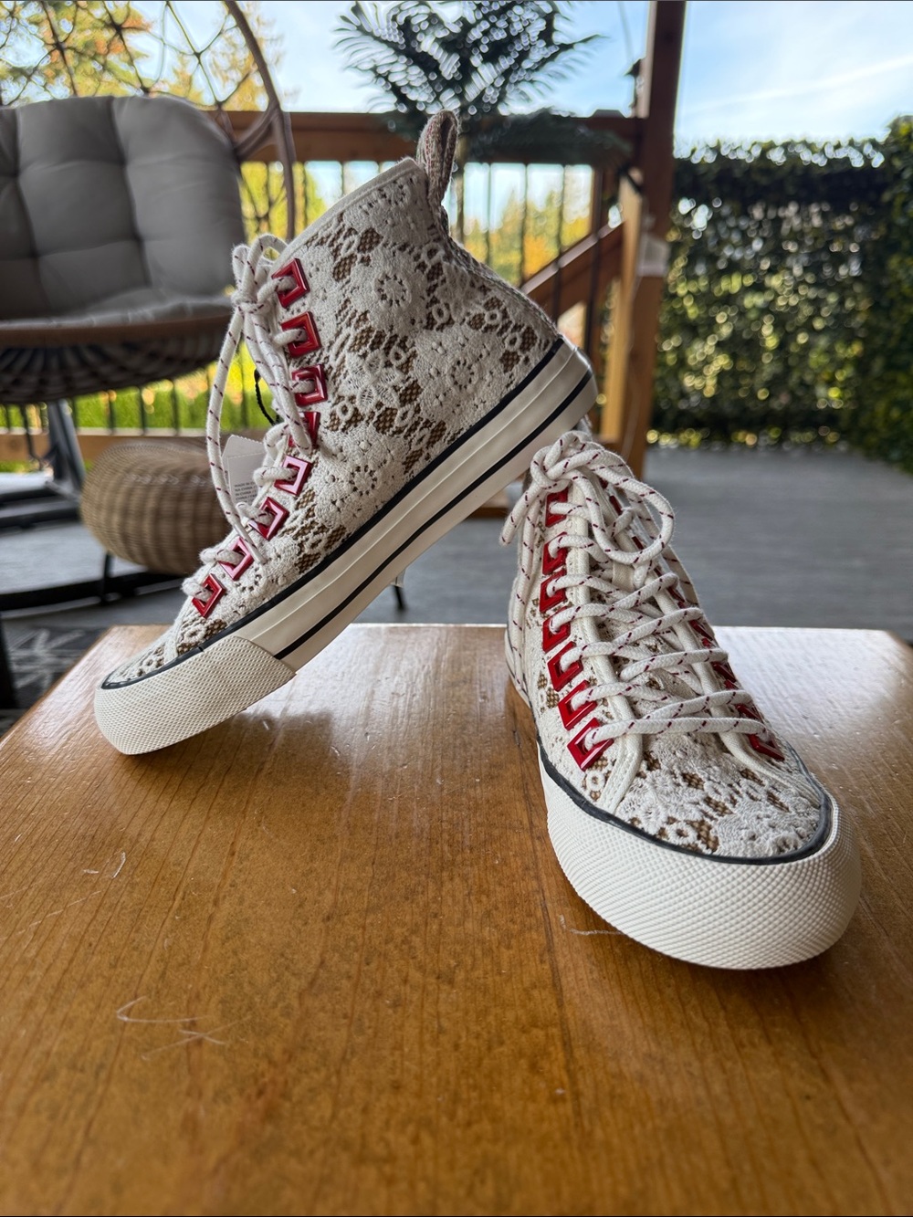 Desigual | Saco Crochet High Top Sneakers